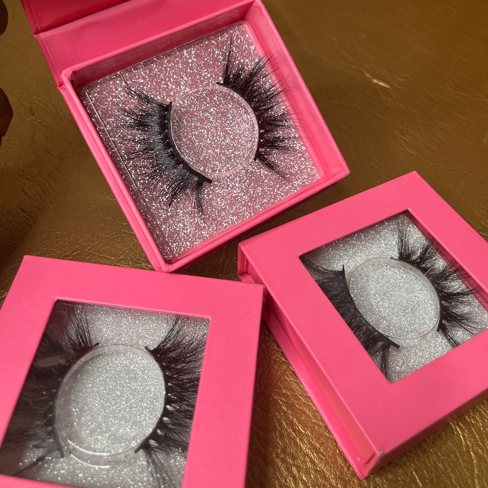 100% MINK LASHES 20MM (x3 PAIRS)